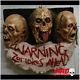 Life Size Zombie Severed Heads Wall Decoration Deluxe Halloween Prop Collector