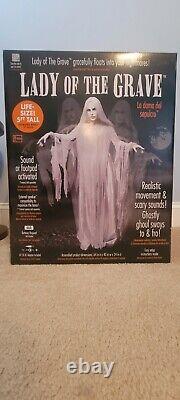 Lady Of The Grave Ghost animatronic 5ft tall Rare Sealed Halloween