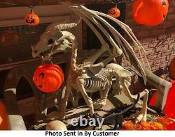 Large Dragon Skeleton Adjustable Body Parts Halloween Indoor Outdoor Prop 49L