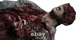 Leftovers Half Cut off Severed Body Prop Halloween Gory Bloody Zombie Attack