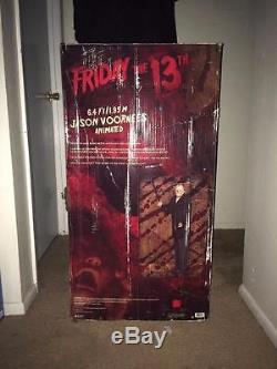 Life Giant Full Size 6.4 FT ANIMATED Gemmy 2010 Friday The 13TH JASON VOORHEES