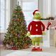 Life Size 5.74 Ft Animated Grinch Christmas Prop Speaks Grinch Phrases Gemmy