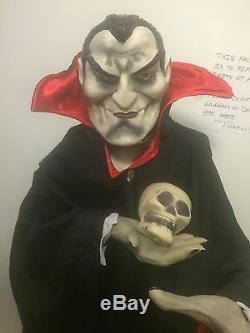 Life Size 6 Foot Halloween Greeter Deluxe Vampire Dracula Figure Prop Party
