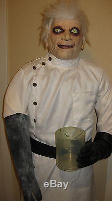 Life-Size Animated Doctor Shivers Gemmy Halloween Prop 2007 With Microphone AS IS