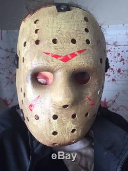 Life Size Animated Jason Voorhees 6'4' Halloween Prop Friday the 13th