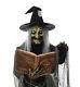 Life Size Animated Spell Speaking Witch Haunted House Halloween Prop Decoration
