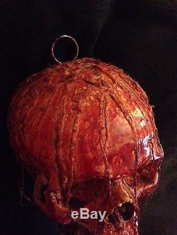 Life Size Bloody Skull Spine Prop Horror Gore