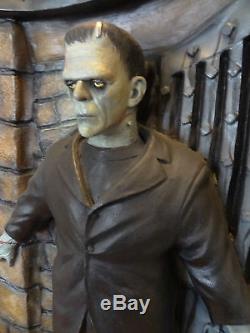 Life Size Boris Karloff Frankenstein Monster Doorway Movie Halloween Statue Prop