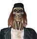 Life Size Deluxe Zombie Drifter Led Eyes Halloween Haunted House Prop Decoration