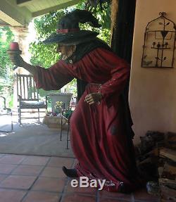Life Size Halloween Witch Statue Display Prop