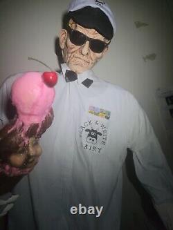 Life Size Ice Cream Man Halloween Animatronic Prop Custom Build