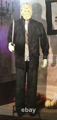 Life Size Jason Voorhees Friday The 13th Animatronic Animated Halloween Prop 6ft