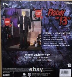 Life Size Jason Voorhees Friday The 13th Animatronic Animated Halloween Prop 6ft