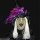 Life Size Light Sound-standing Witch-haunted House Halloween Prop Decoration-new