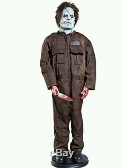 Life Size MICHEAL MYERS Rob Zombie animated with sound Halloween Prop. Veryrare