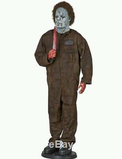 Life Size MICHEAL MYERS Rob Zombie animated with sound Halloween Prop. Veryrare