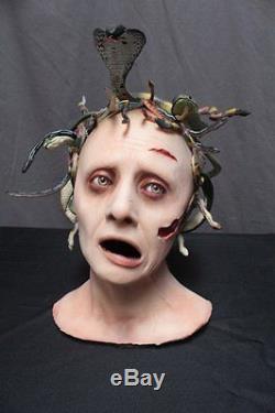 Life Size Medusa Head The Monster With Snakes As Hair Halloween Prop