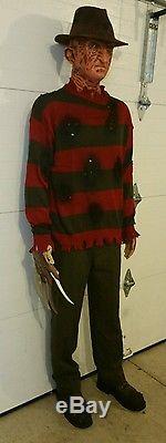 Lifesize Freddy Krueger Halloween Prop Mask Bust life size Jason Voorhees