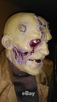 Lifesize Reanimated Corpse Animated Frankenstein Halloween Prop