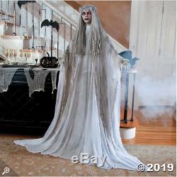 Lifesize Scary Halloween Standing Ghost Girl Haunted House Decor Creepy
