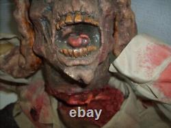 Lifesize ZOMBIE CRYPT CORPSE REMOVING HEAD Rubber Halloween Rare Vintage Prop