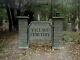 Lighted Village Cemetery 2 Sided Entrance Sign Tombstone Halloween Prop Grave