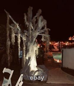 Lot of 3 Trees 11 FT Christmas Halloween Commercial Foam Props Haunted House
