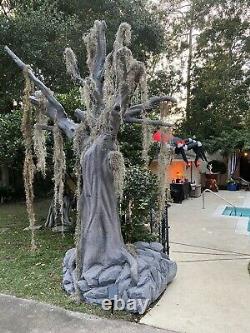 Lot of 3 Trees 11 FT Christmas Halloween Commercial Foam Props Haunted House
