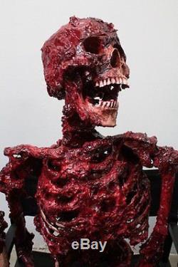 MEAT MAN SKELETON The Walking Dead Halloween Prop & Decoration Haunted House