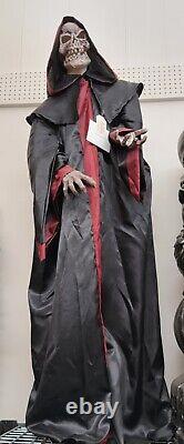 MORGUE SALE Halloween large 5ft Grim Reaper Animatronic Retired 2006 Mint boxed
