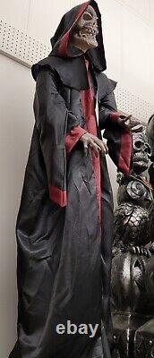 MORGUE SALE Halloween large 5ft Grim Reaper Animatronic Retired 2006 Mint boxed