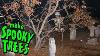 Making Spooky Halloween Tree Decorations Fake Tree Decor Idea Diy