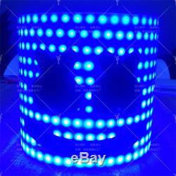 MarshMello DJ Mask Full Head Tiesto LED Helmet Party Bar Cosplay Prop Halloween