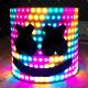 Marshmello Dj Led Mask Costume Music Props Helmet For Halloween Party Colorful