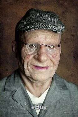 Marvin Silicone Mask Old Man Halloween Hand Made Realistic High Quality