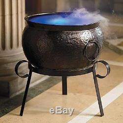 Metal Witch's Cauldron With Fogger Mister Haunted House Halloween Prop