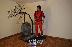 Michael Jackson LIFE-SIZE Thriller Statue Terminator Bust Figure 1/1 HALLOWEEN