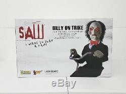 Morbid Enterprises Animated SAW Billy Puppet on Tricycle Halloween Prop M38226