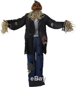 Morris Costumes Pumpkins Scarecrow Man Standing Large Decorations & Props