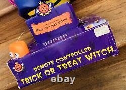 Mr Christmas Halloween Witch Remote Control Trick Or Treat Candy RARE NIB Large