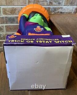 Mr Christmas Halloween Witch Remote Control Trick Or Treat Candy RARE NIB Large