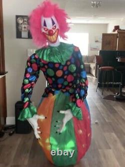 Mr. Punchy Animatronic 6.4 Ft Scary Clown Spirit Halloween Prop Decoration