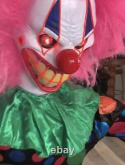 Mr. Punchy Animatronic 6.4 Ft Scary Clown Spirit Halloween Prop Decoration