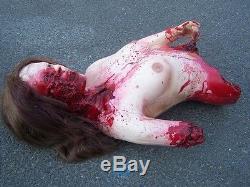 Mutilated Female Torso Halloween Prop & Decoration The Walking Dead