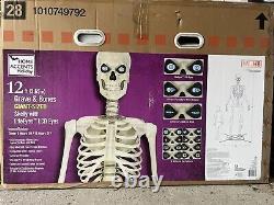 NEW 2024 12 FT Foot Skeleton Home Depot Halloween Animatronic NJ PICKUP