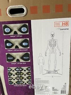 NEW 2024 12 FT Foot Skeleton Home Depot Halloween Animatronic NJ PICKUP
