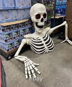 NEW Costco 9.2' Giant Ground Breaking Skeleton LED Eye Halloween Yard Decor