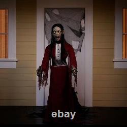 NEW- Haunted Living 5'FT Pneumatic Ghostly Woman Scary Halloween Decoration