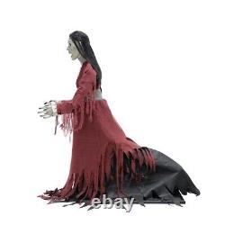 NEW- Haunted Living 5'FT Pneumatic Ghostly Woman Scary Halloween Decoration