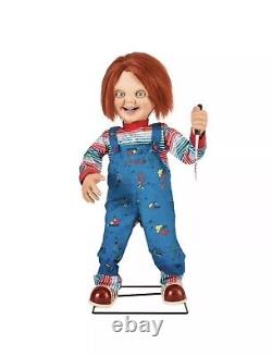 NEW Home Depot 3.5 Ft ANIMATED CHUCKY DOLL Halloween Animatronic SHIPS TODAY